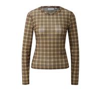 Women's long-sleeved mesh T-shirt COMMA Marron 34