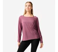 Women's Long-sleeved Modern Jazz Dance Multi-way T-shirt - Light Purple