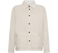 Women's long-sleeved overshirt KnowledgeCotton Apparel Blanc S