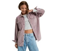 Roxy - Women's corduroy overshirt - Let It Go Cord Shirt Nirvana for Women - Size XS - Purple Purple XS