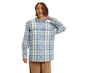 Women's long-sleeved overshirt Roxy Let It Go Flannel Bleu XS