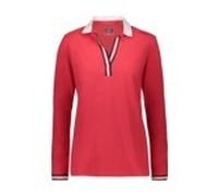 Women's long-sleeved polo shirt CMP Rouge M
