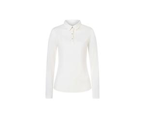 Women's long-sleeved polo shirt super.natural Bio J Blanc XS