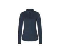 Women's long-sleeved polo shirt super.natural Bio J Bleu S
