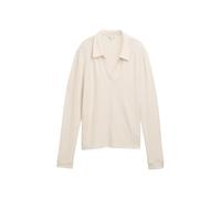 Women's long-sleeved polo shirt Tom Tailor Marron S