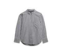 Superdry Poplin Relaxed Fit Long Sleeve Shirt White XS Woman