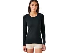 Women's long-sleeved round-neck T-shirt Damart Thermolactyl Noir M