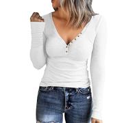 Women's Long-Sleeved Shirt, Black, Crop Tops, Women's Sexy Long Sleeve, Tops, Slim Fit, Stretchy T-Shirts, V-Neck Long Sleeve Shirts, Y2K Athletic Base Shirt, Solid Classic Streetwear, Teenager Girls