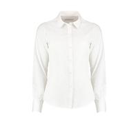 Women's long-sleeved shirt Kustom Kit Blanc XL
