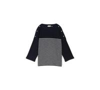 Women's long-sleeved striped T-shirt Tom Tailor Bleu L