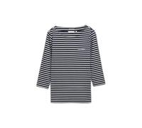 Women's long-sleeved striped T-shirt Tom Tailor Bleu M