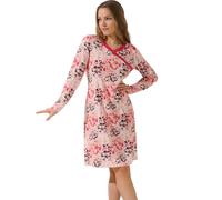 Women's long-sleeved t-shirt dress Lisca Ocean Orange S