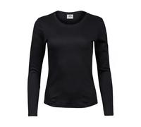 Women's long-sleeved T-shirt Tee Jays Interlock Noir L