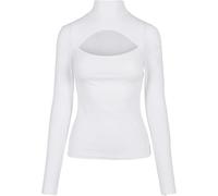 Women's long-sleeved turtleneck T-shirt Urban Classics (GT) Blanc 5XL