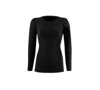 Lenz 6.0 Merino Round Neck Lady Longsleeve, black, size L for Women