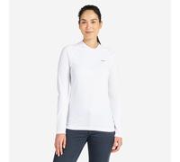 Women's Long-sleeved Uv Protection T-shirt Sailing 500 White - Plasma Sleeve
