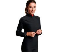Women's long-sleeved zip-up T-shirt Damart Thermolactyl 5 Noir S