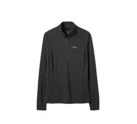 Women's long-sleeved zip-up T-shirt Rab Sonic Noir M
