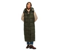 Women's long sleeveless hooded down jacket Superdry Ripstop Vert S