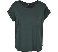 Women's Long Slub Tee BY036 -Plain Short sleeve fashion Classic Cotton T-Shirt