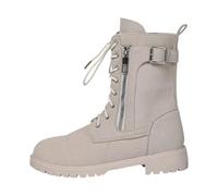 Women's Long Tall Boot Slouchy Knee High Boots Block Heel Go Square Toe Cowgirl Retro 60'S 70'S Elastic Calf Western Embroidered White