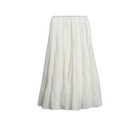 Superdry Tiered Maxi Long Skirt White S Woman