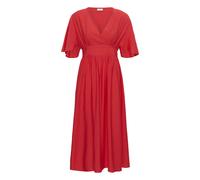Women's long wrap dress KAFFE Sirena Rouge 36