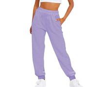 Women's Long Yoga Trousers, Casual Trousers, Large Sizes, Stretch Yoga Trousers with Elastic Band, Sports Trousers, High Waist Sweatpants, Lightweight Fitness Trousers, Comfortable Jogging Bottoms