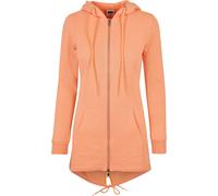 Women's long zip hoodie Urban Classics Rose XS