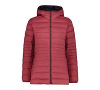 Women's long zip-up hooded Sorona Aura puffer jacket CMP Rouge S