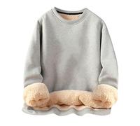 Womens Longline Sweatshirts Christmas Top Los Angeles Jumper Gilets for Women Fluffy Jacket Grey Hoodie Women Ladies Thermal Tops Long Sleeve Winter Coats for Women (Light Gray, M)