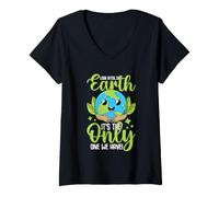 Women's Look After The Earth It's The Only One We Have! V-Neck T-Shirt