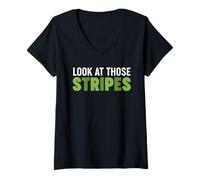 Women's Look at Those Stripes V-Neck T-Shirt