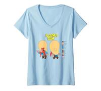Women's Looney Tunes Yosemite Sam Retro Color Code V-Neck T-Shirt