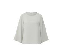 Womens Loose 3/4 Sleeve Wide Top with Round Neck COMMA Turquoise 32