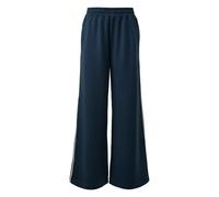 Women's Loose Fit Interlock Jersey Jogging Trousers QS Bleu 36