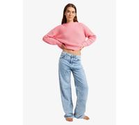 Roxy Dawn Patrol Mid Sunbleached - Women Blue Loose Fit Denim Jeans