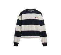 Women's loose-fitting sweatshirt Superdry Athletic Essentials Stripe Bleu XL