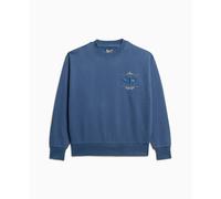 Women's loose-fitting sweatshirt Superdry Luxe Bleu S