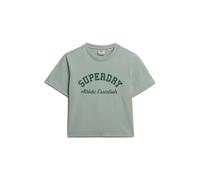 Superdry Athletic Essentials Loose Fit Short Sleeve T-shirt Green 2XS Woman