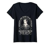 Women's Lord Byrion George Gordon Byron V-Neck T-Shirt