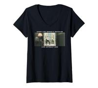 Women's Love Actually Dance Like No Ones Watching Text V-Neck T-Shirt