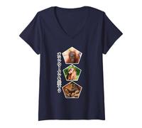 Womens Love Baby Orangutans V-Neck T-Shirt