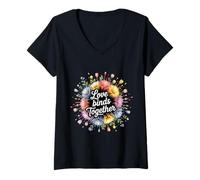 Women's Love Binds Together Romantic Connection Relationship - V-Neck T-Shirt