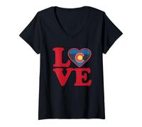 Women's Love Colorado V-Neck T-Shirt
