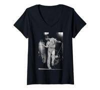 Womens Love Is The Drug Singer Bryan Ferry Roxy Music Simon Fowler V-Neck T-Shirt