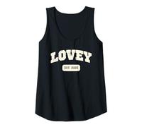 Womens Lovey Est 2025 New Announcement Promoted First 1st Time Tank Top