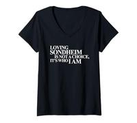 Womens Loving Sondheim Is Not A Choice, Apparel V-Neck T-Shirt