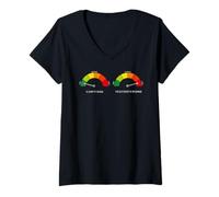 Women's Low Cortisol High Testosterone Optimal Health V-Neck T-Shirt