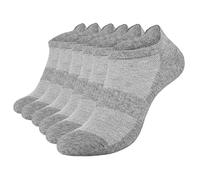 Womens Low Cut No Show Running Socks 6 Pairs - Cushioned Arch Support, Moisture Wicking Athletic Ankle Socks with Heel Tab - Soft & Breathable for Sports, Workout, Casual